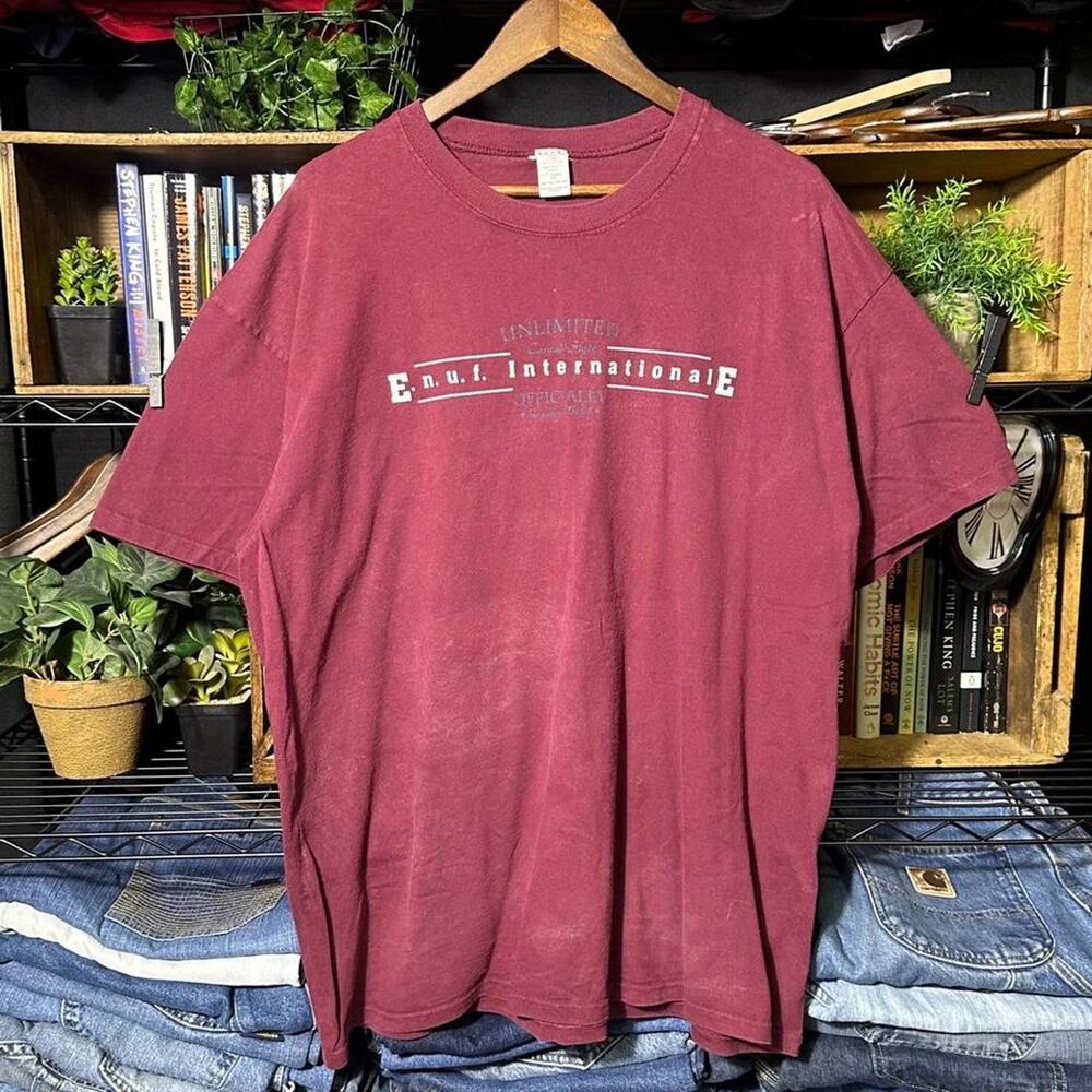 Vintage 90s Single Stitch E.n.u.f International Unlimited Officially Tee Shirt
